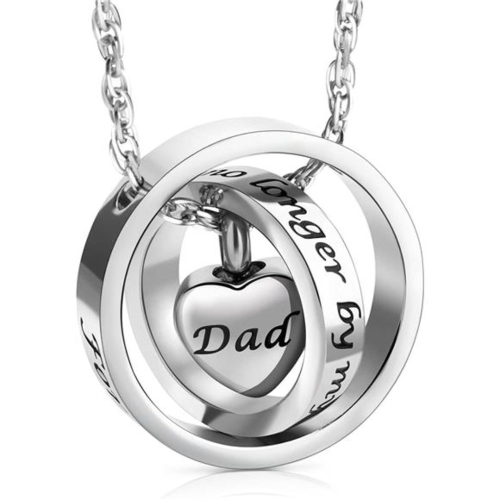 Forever in My Heart Urn Necklace for Ashes